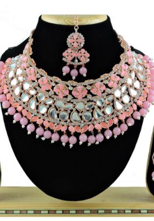 Picture of Taking Rosy Brown Necklace Set