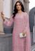 Picture of Georgette Rosy Brown Straight Cut Salwar Kameez