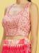 Picture of Ideal Organza Dark Salmon Lehenga Choli