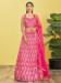 Picture of Ravishing Organza Pale Violet Red Lehenga Choli