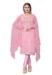 Picture of Lovely Cotton Pink Straight Cut Salwar Kameez