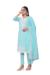 Picture of Ideal Cotton Light Blue Straight Cut Salwar Kameez