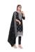 Picture of Delightful Cotton Black Straight Cut Salwar Kameez