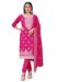 Picture of Cotton Medium Violet Red Straight Cut Salwar Kameez