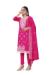 Picture of Cotton Medium Violet Red Straight Cut Salwar Kameez