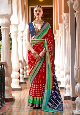 Picture of Appealing Silk Dark Red Saree