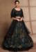 Picture of Sublime Silk Black Lehenga Choli