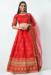 Picture of Alluring Satin & Silk Fire Brick Lehenga Choli