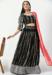 Picture of Cotton & Georgette & Silk Black Lehenga Choli