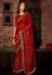 Picture of Alluring Chiffon Dark Red Saree