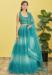 Picture of Resplendent Silk Cadet Blue Lehenga Choli