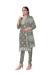 Picture of Good Looking Organza Grey Straight Cut Salwar Kameez