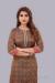 Picture of Enticing Silk & Organza Dark Khaki Kurtis And Tunic