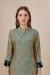 Picture of Lovely Silk & Organza Slate Grey Kurtis And Tunic