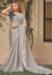 Picture of Sublime Satin Dark Grey Saree