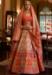 Picture of Pretty Silk Coral Lehenga Choli