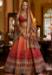 Picture of Stunning Silk Fire Brick Lehenga Choli