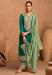 Picture of Lovely Silk Teal Straight Cut Salwar Kameez