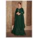 Picture of Georgette Sea Green Straight Cut Salwar Kameez