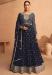 Picture of Georgette Dark Slate Grey Anarkali Salwar Kameez