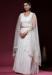 Picture of Excellent Georgette White Readymade Lehenga Choli