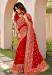 Picture of Fine Georgette Dark Red Saree