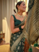 Picture of Beauteous Silk Sea Green Saree