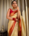 Picture of Magnificent Silk Burly Wood Saree