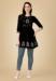 Picture of Shapely Rayon Black Kurtis & Tunic