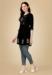 Picture of Shapely Rayon Black Kurtis & Tunic