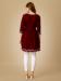 Picture of Pleasing Rayon Maroon Kurtis & Tunic