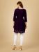 Picture of Admirable Rayon Navy Blue Kurtis & Tunic