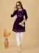 Picture of Admirable Rayon Navy Blue Kurtis & Tunic