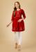 Picture of Graceful Rayon Dark Red Kurtis & Tunic