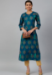 Picture of Beautiful Rayon Teal Kurtis & Tunic