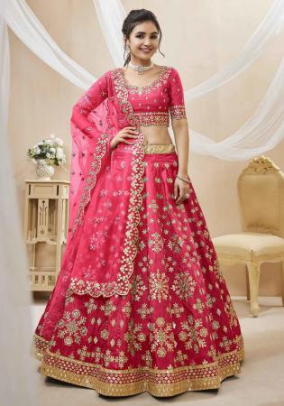 Picture of Splendid Silk Light Coral Lehenga Choli