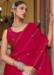 Picture of Radiant Chiffon & Satin Crimson Saree