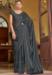 Picture of Excellent Chiffon & Satin Dark Slate Grey Saree