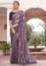 Picture of Marvelous Chiffon Purple Saree