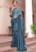 Picture of Ravishing Chiffon Steel Blue Saree