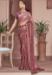 Picture of Pretty Chiffon Rosy Brown Saree