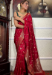 Picture of Marvelous Silk Crimson Saree