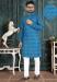 Picture of Wonderful Cotton Sky Blue Kurtas