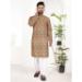 Picture of Well Formed Cotton Tan Kurtas