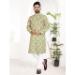 Picture of Well Formed Cotton Tan Kurtas