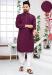 Picture of Good Looking Rayon Purple Kurtas