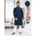 Picture of Superb Rayon Midnight Blue Kurtas