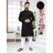 Picture of Delightful Rayon Black Kurtas