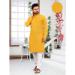 Picture of Splendid Rayon Golden Rod Kurtas