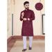 Picture of Pretty Cotton Maroon Kurtis & Tunic